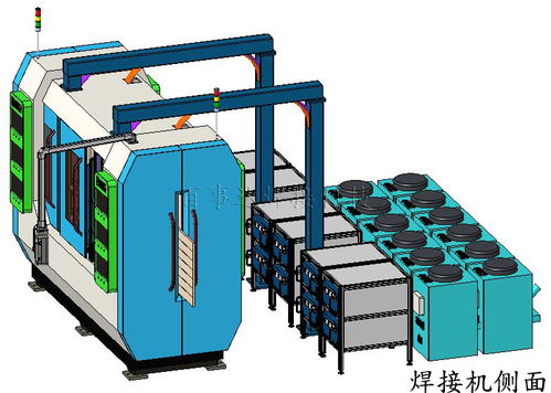 全铝整板激光焊接机 实现自动化运行